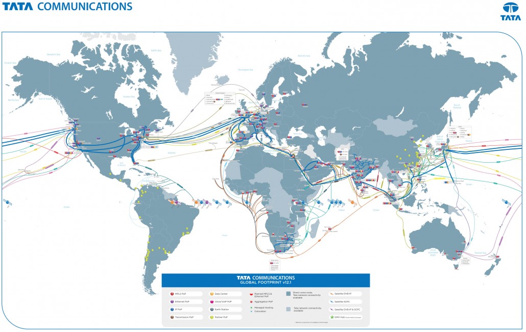 Tata Network Map