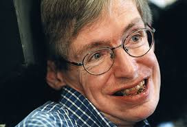 Smiling Stephen Hawking