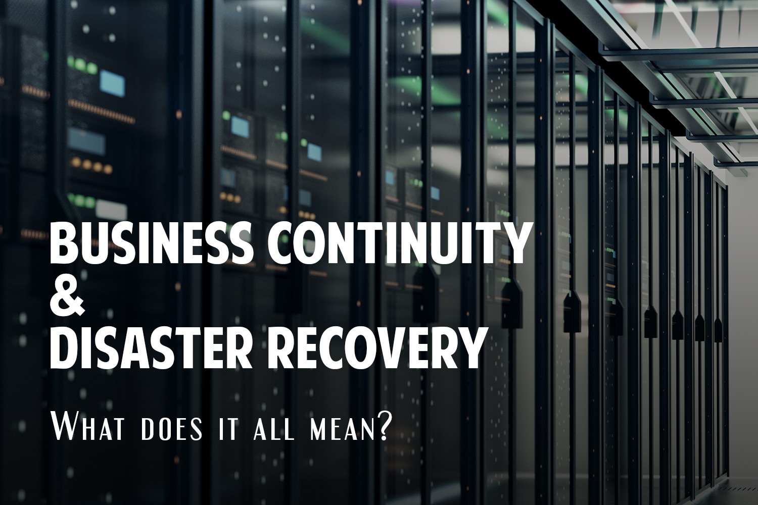 Business continuity disaster recovery dissertation